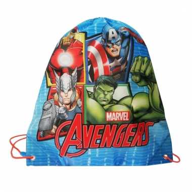 Blauwe avengers gymtasjes voor jongens