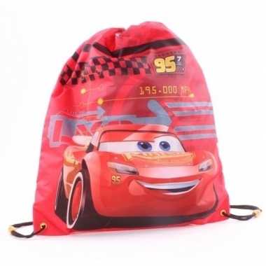 Cars bliksem mcqueen gymtas/zwemtasje met rijgkoord