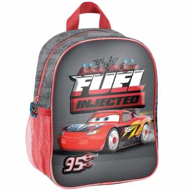 Disney cars bliksem mcqueen 3d school gymtas/rugzak voor peuters/kleuters/kinderen