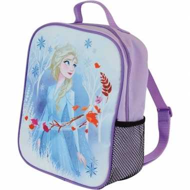 Disney frozen rugzakken/gymtassen lilapaars 21 x 27 cm elsa voor meis