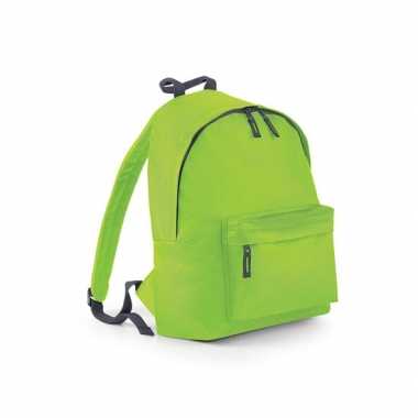 Lime gymtas rugzak voor kinderen