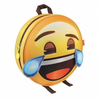 Lol emoticon gymtas huilen van het lachen