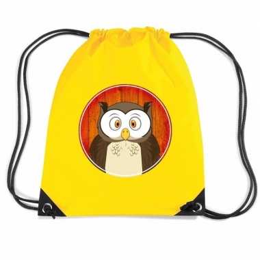 Uilen gymtas / gymtas geel voor kinderen