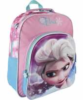 Blauw paars roze disney frozen rugzakken gymtassen elsa 30 x 41 cm reistas voor meisjes kinderen