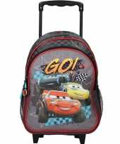 Disney cars zwarte trolley reiskoffer gymtas voor kinderen