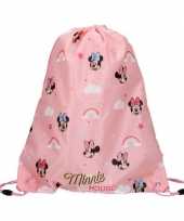 Disney minnie mouse roze gymtas gymtas 37 x 44 cm voor meisjes