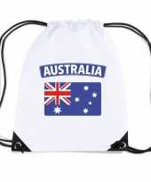 Gymtas met rijgkoord vlag australie