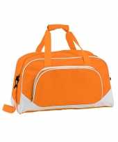 Gymtas oranje 42 cm
