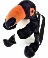Knuffel rugzakje gymtas toekan vogels 32 cm knuffels kopen