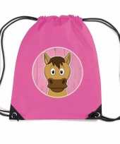 Paarden gymtas gymtas voor kinderen