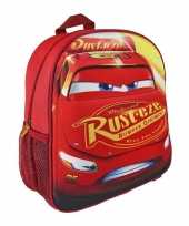 Rood 3d cars gymtas lightning mcqueen voor kinderen