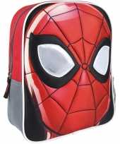 Rood grijzemarvel spiderman rugzakken gymtassen 25 x 31 cm reistas voor jongens kinderen