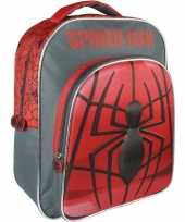 Zwart rode marvel spiderman rugzakken gymtassen 30 x 41 cm reistas voor jongens kinderen